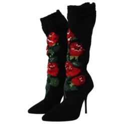 Stræksokker Røde Roser Booties