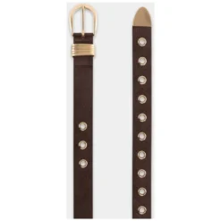 Studded Leather Belt
