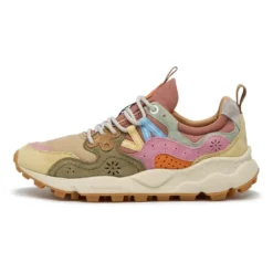 Suede and technical fabric sneakers YAMANO 3 WOMAN