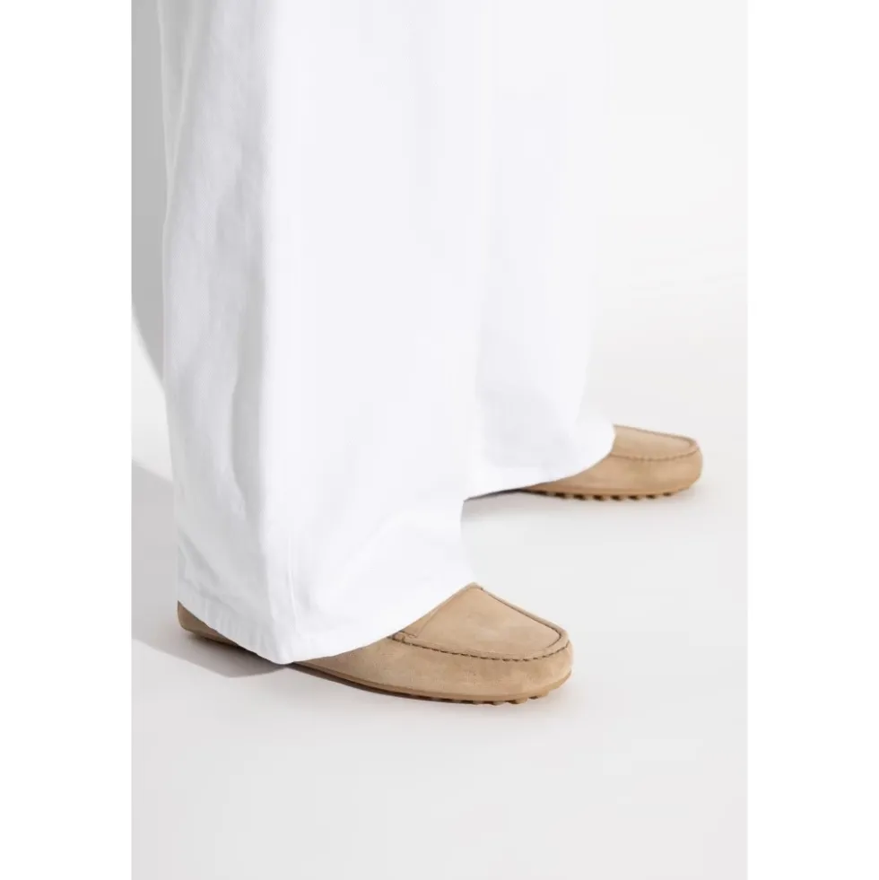 Suede loafers