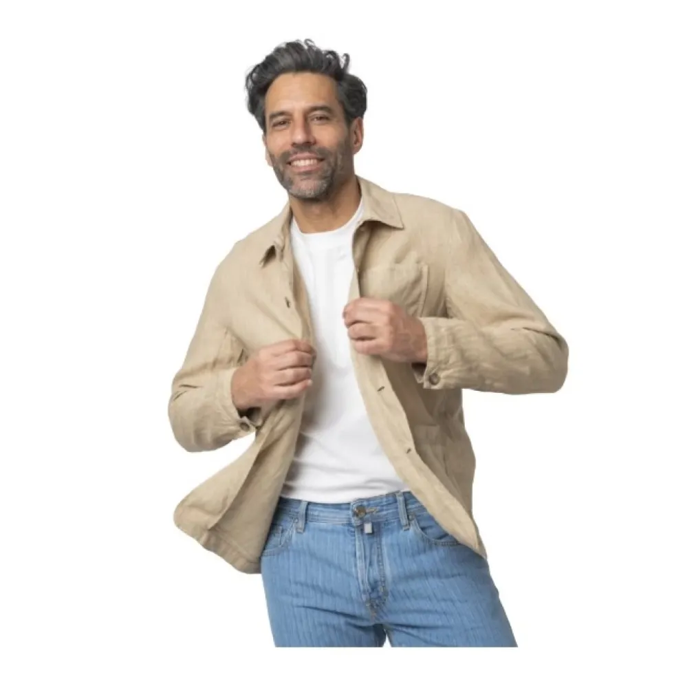 Sur-chemise légère boutonnée