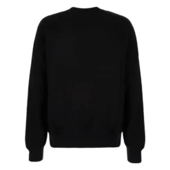 Sweatshirt i børstet bomuldsjersey