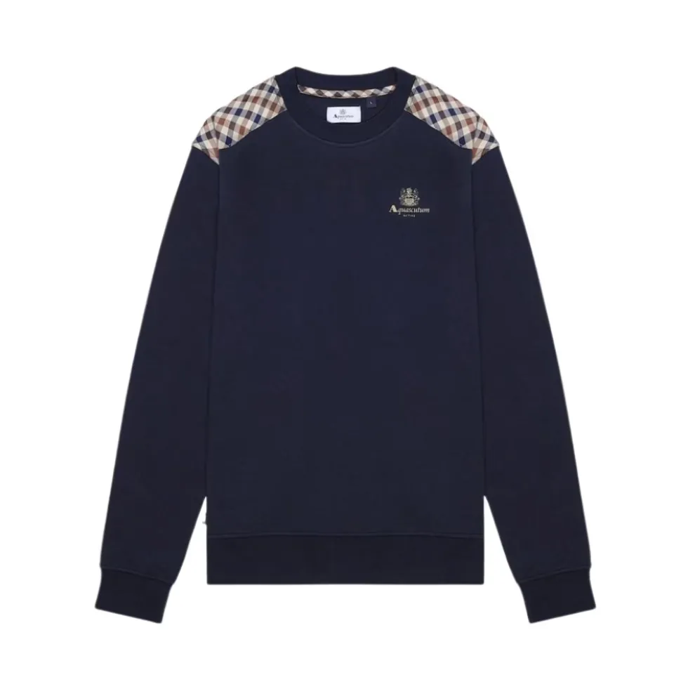 Sweatshirt med fuld lynlås