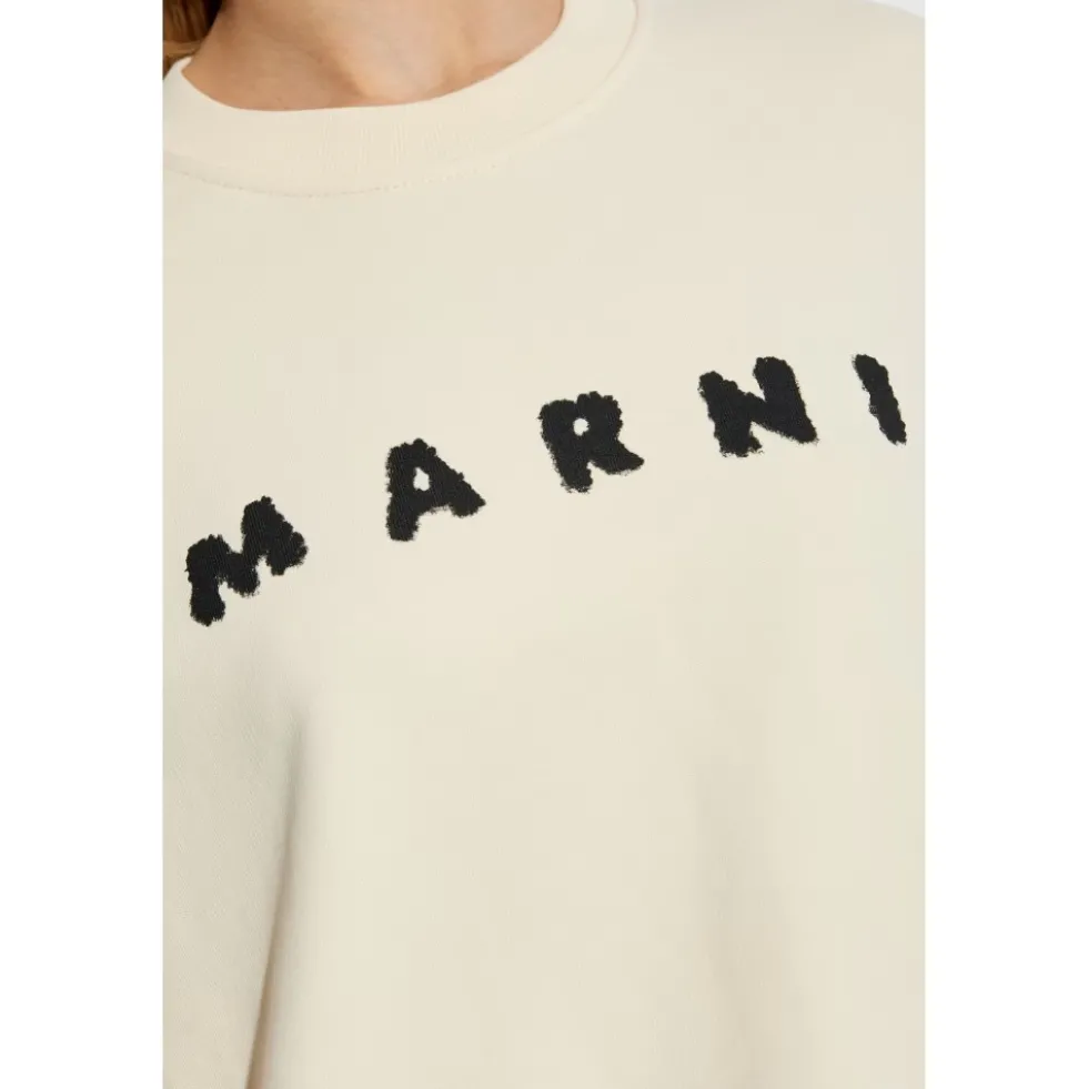 Sweatshirt med logo