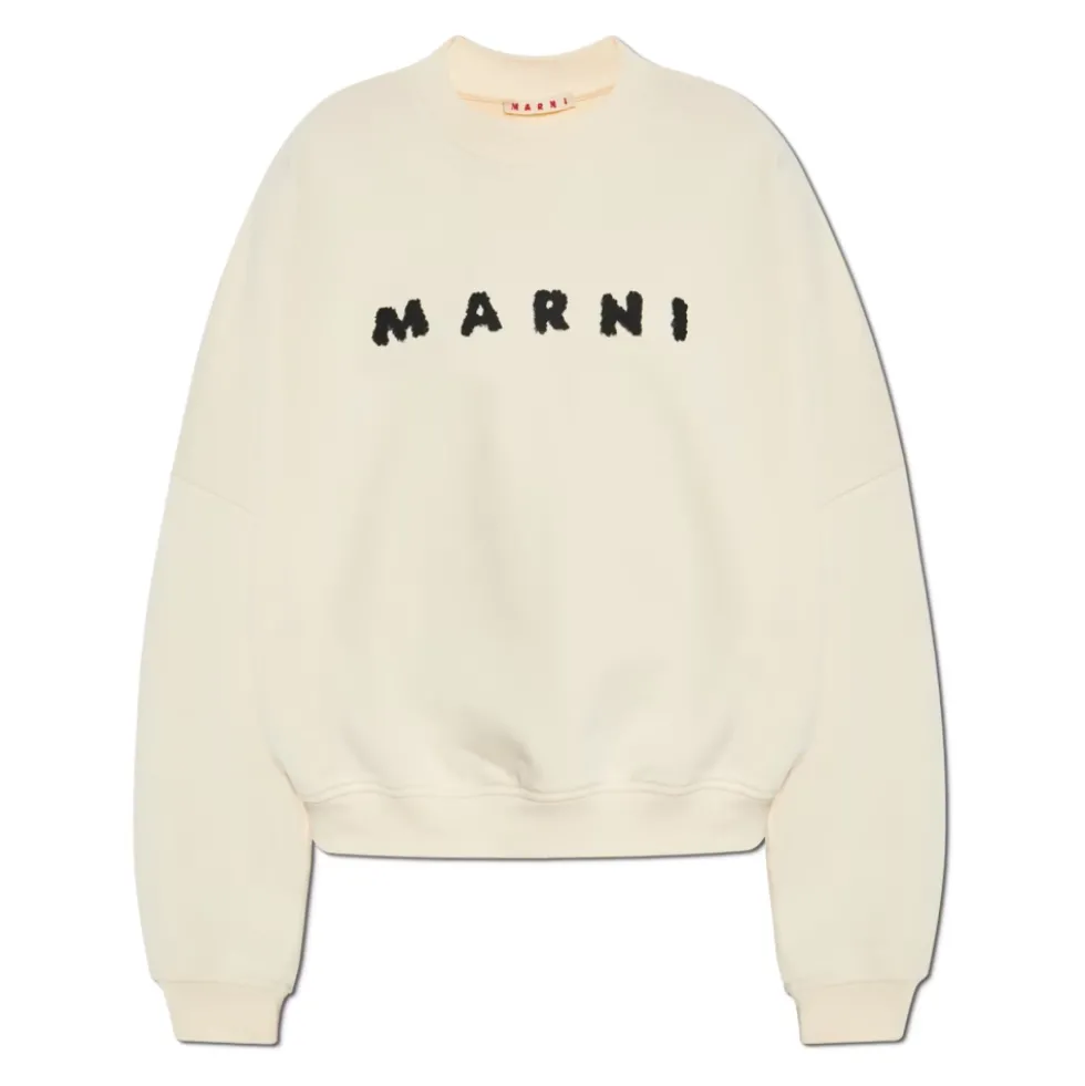 Sweatshirt med logo