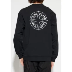 Sweatshirt med printet logo