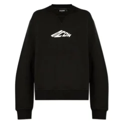 Sweatshirt med trykt logo