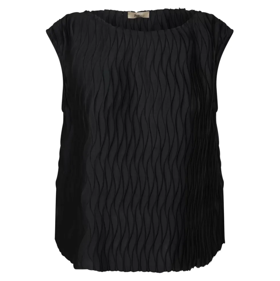 Tanktop med krølleeffekt