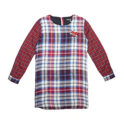 Tartan Patch Kjole