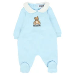 Teddy Bear Rompers i lyseblå