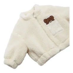 Teddy Texture Baby Fleece Jakke