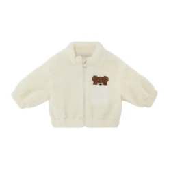 Teddy Texture Baby Fleece Jakke