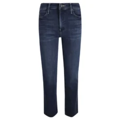 The Mid Rise Dazzler Ankle Fray Jeans