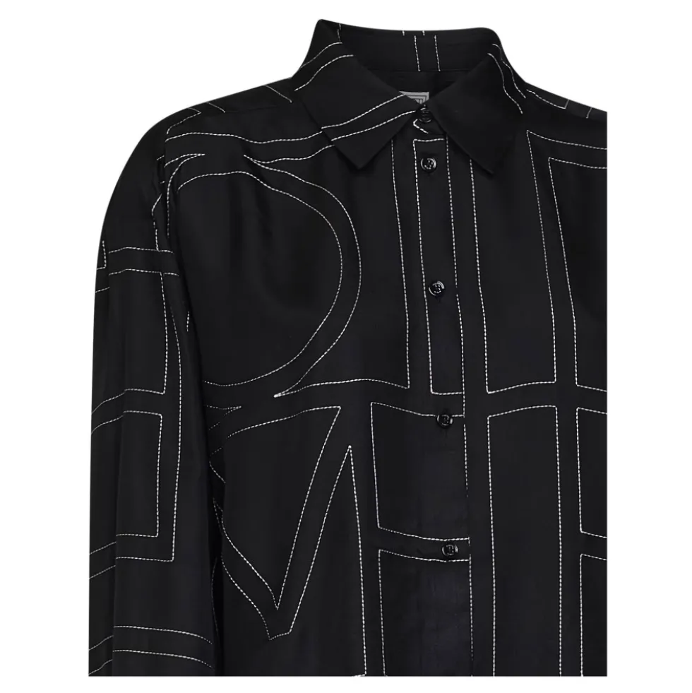 TOTEME Shirts Clear Blue