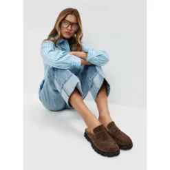 Trail Ease Suede Mules