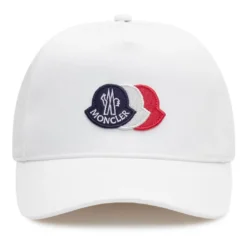 Tricolor Logo Cotton Baseball Cap