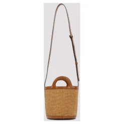 Tropicalia Mini Bucket Bag Brun