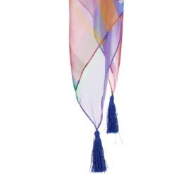 Trykt Silke Cape Top