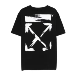T-shirt girocollo mezza manica con logo