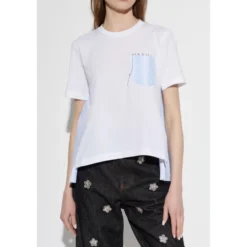T-shirt med lomme