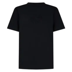 T-shirt med præget logo