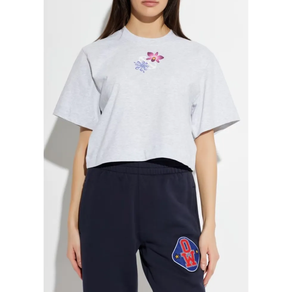 T-shirt med print