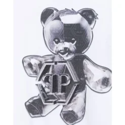 T-shirt med teddybjørneprint