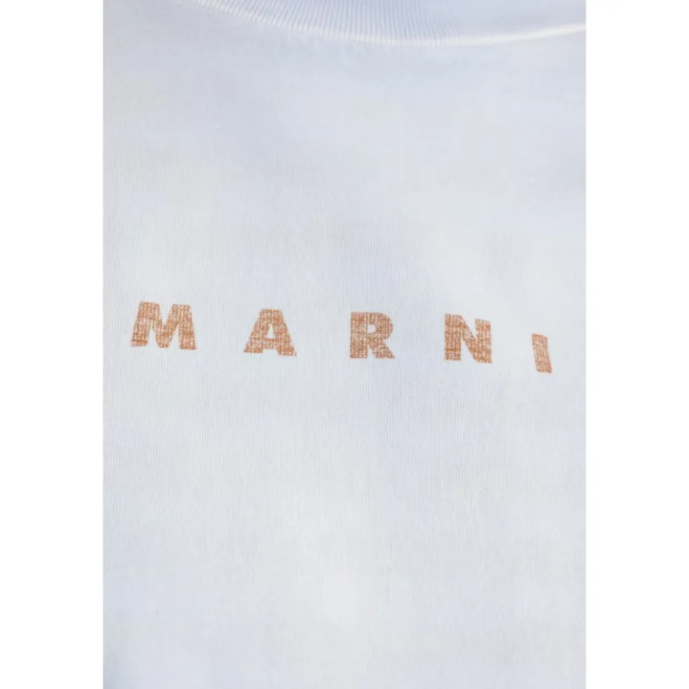 T-shirt med trykt logo