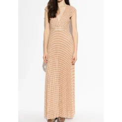 Tulle Kjole Med Lurex Tråd