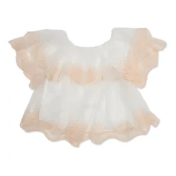 Tulle Top Med Broderi