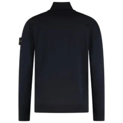 Turtleneck sweater med ribkant