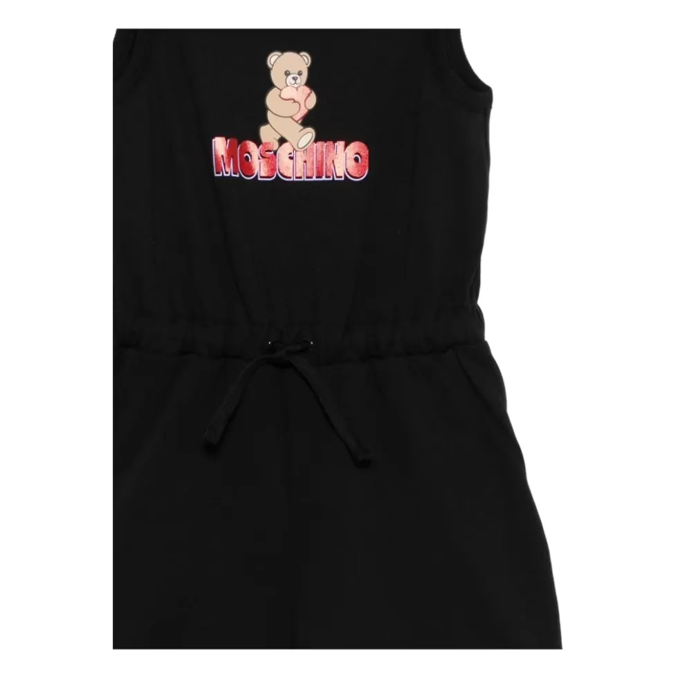 Tuta corta con logo