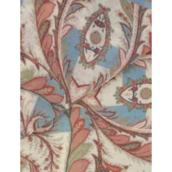 Uld- og cashmere-tørklæde med placeret print