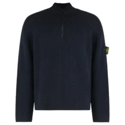 Vanisé Full Rib Half-zip Sweater