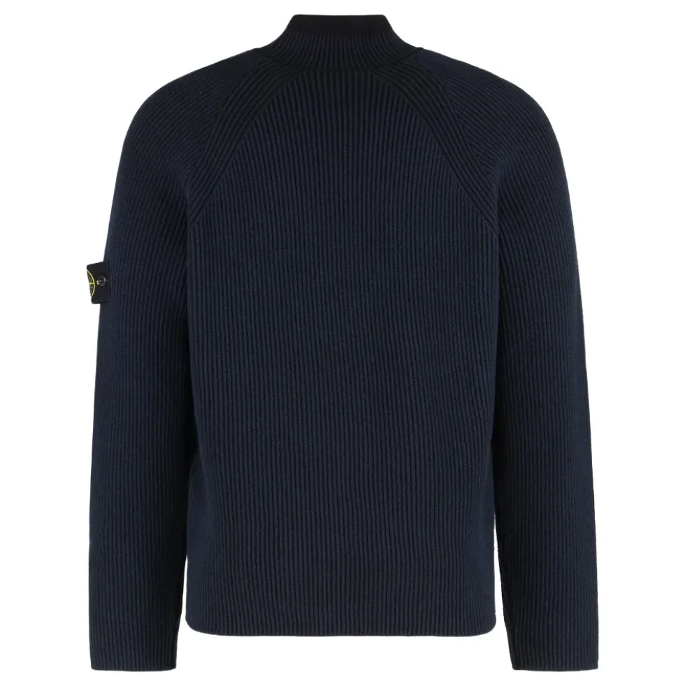 Vanisé Full Rib Half-zip Sweater