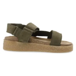 Velcro Sandal Suede - Olive