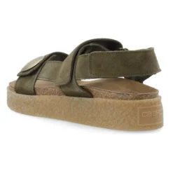 Velcro Sandal Suede - Olive