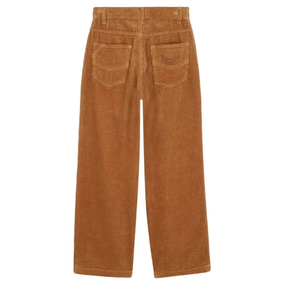 Velvet Striped Trousers