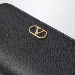 VLogo Signature Mini Zip Around Wallet