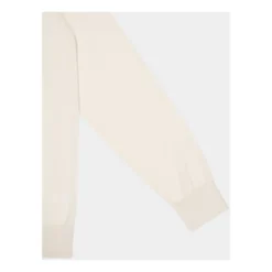 V-Neck Knap Cotton Cardigan