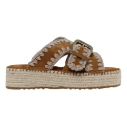 Vævede Platforms Sandaler