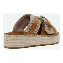 Vævede Platforms Sandaler