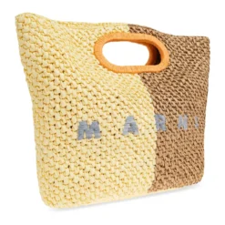 Vævet Tote Bag med Logo Detalje