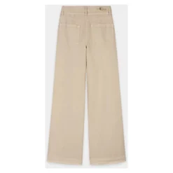 Wide-cut Jeans med smal snøre