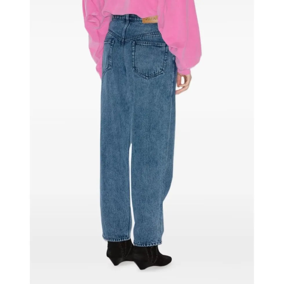 Wide Leg Denim Jeans