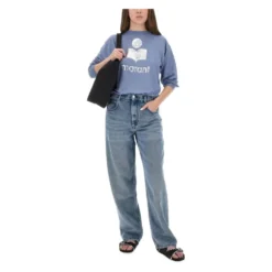 Wide Leg Denim Jeans