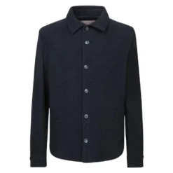 Wool Herringbone Overshirt